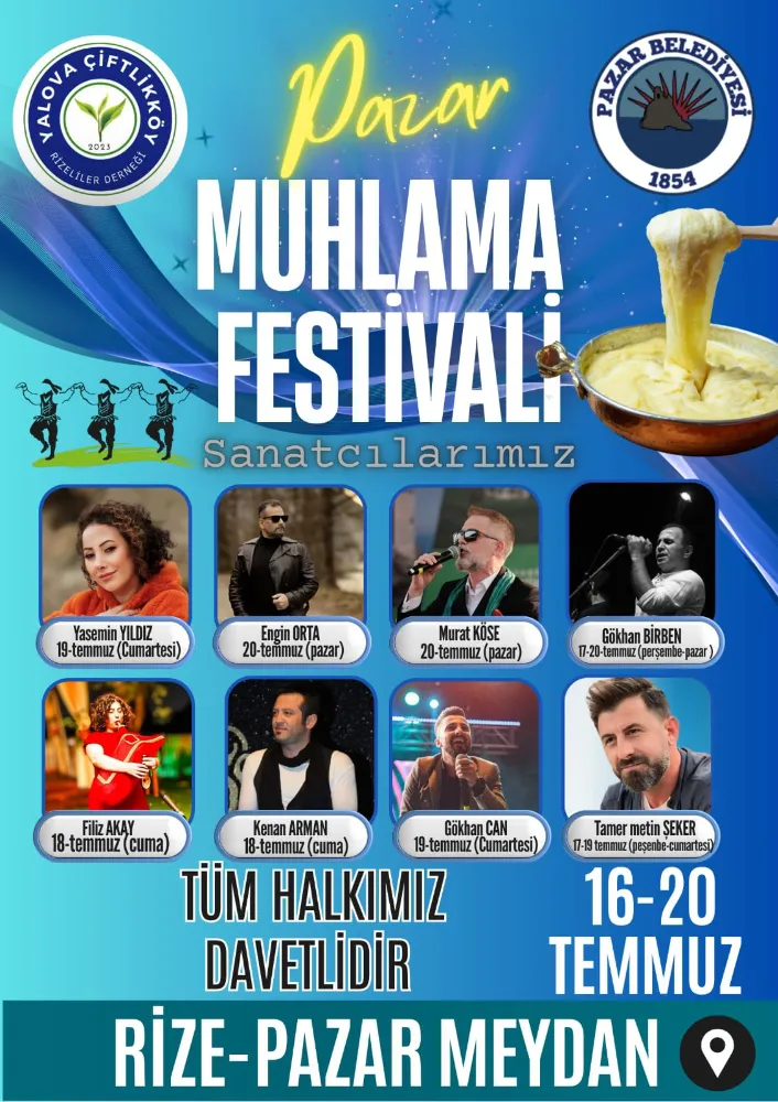 Pazar’da Muhlama Festivali Başlıyor