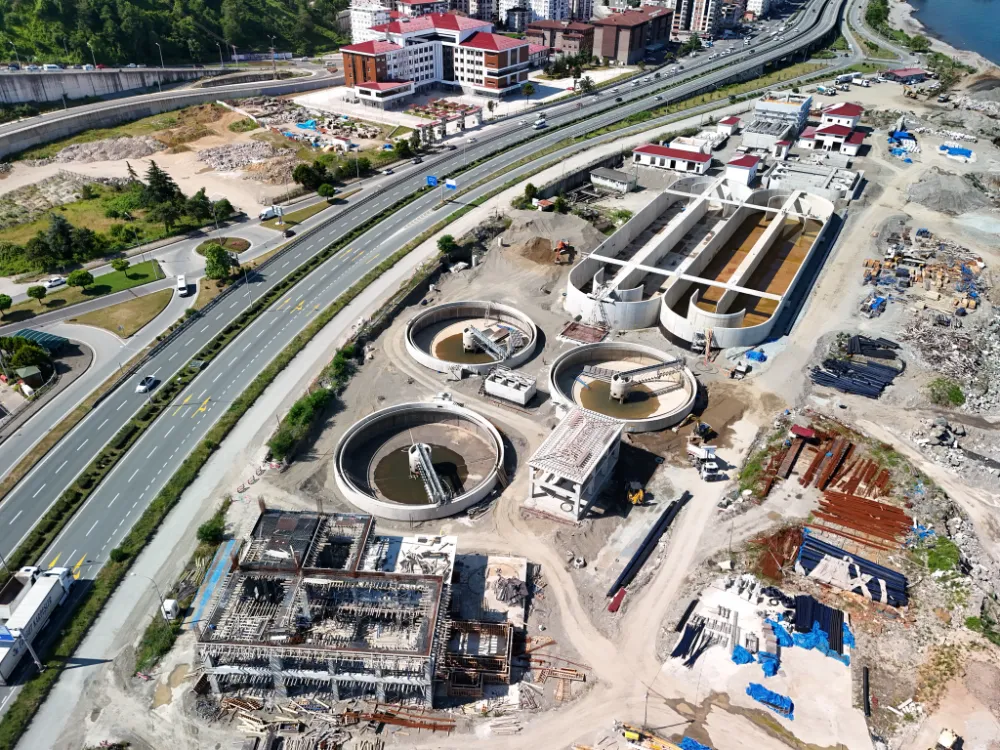 Rize Atıksu Arıtma Tesisi bölgeye istihdam ve su arıtma çözümü sunuyor
