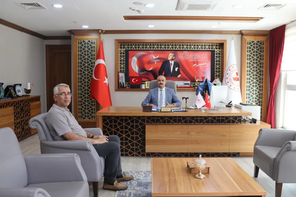 Mahmut TEMİR, veda ziyaretiyle eğitim camiasına veda etti