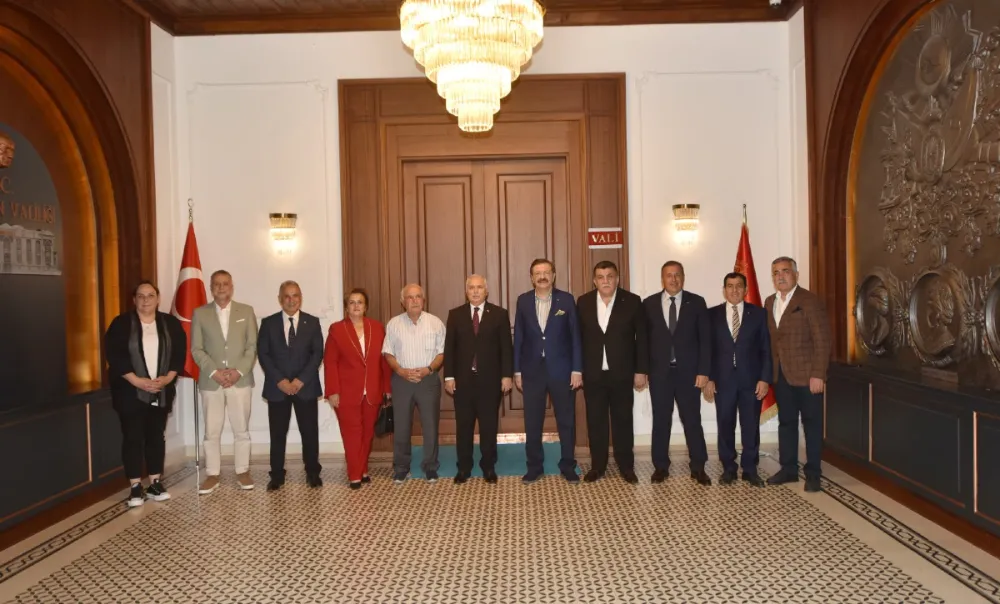 TOBB Başkanı Hisarcıklıoğlu’ndan Trabzon Valisi Yıldırım ve Büyükşehir Belediye Başkanı Genç’e Ziyaret