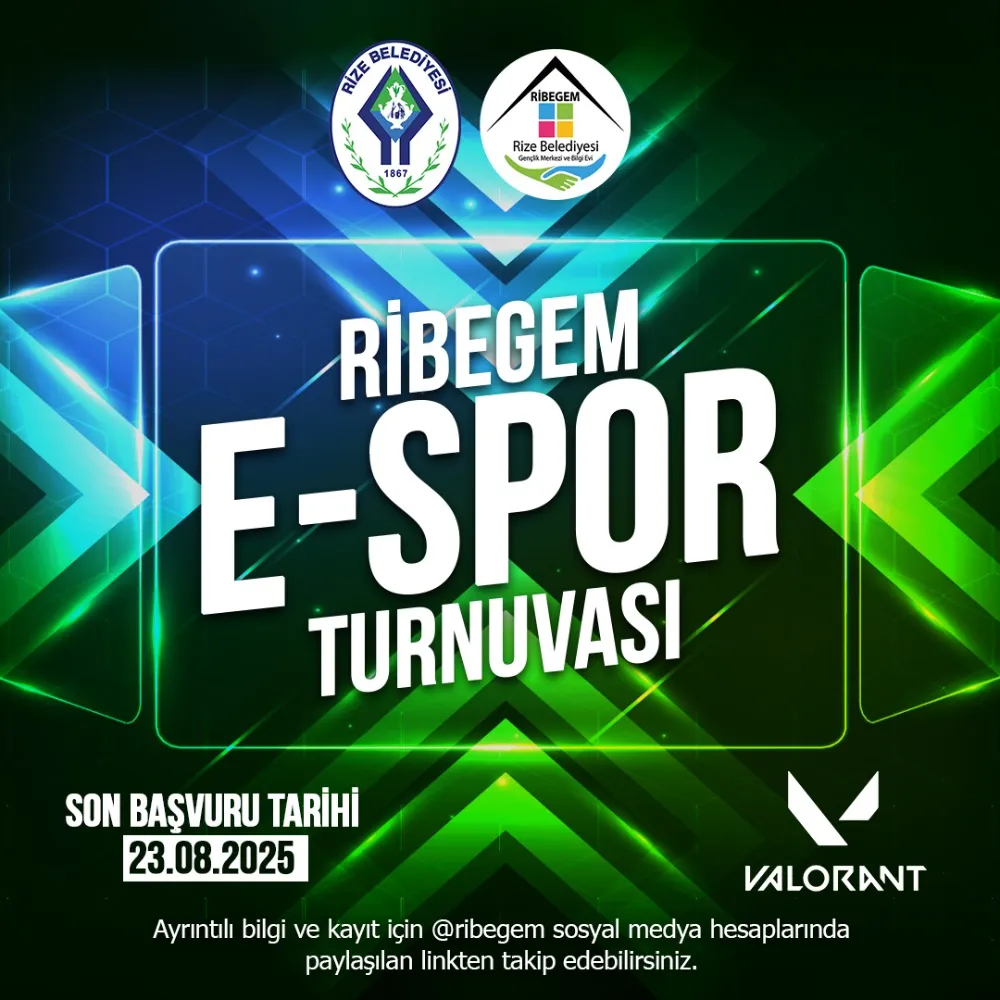 RİBEGEM E-Spor Turnuvası Başvuruları Başladı