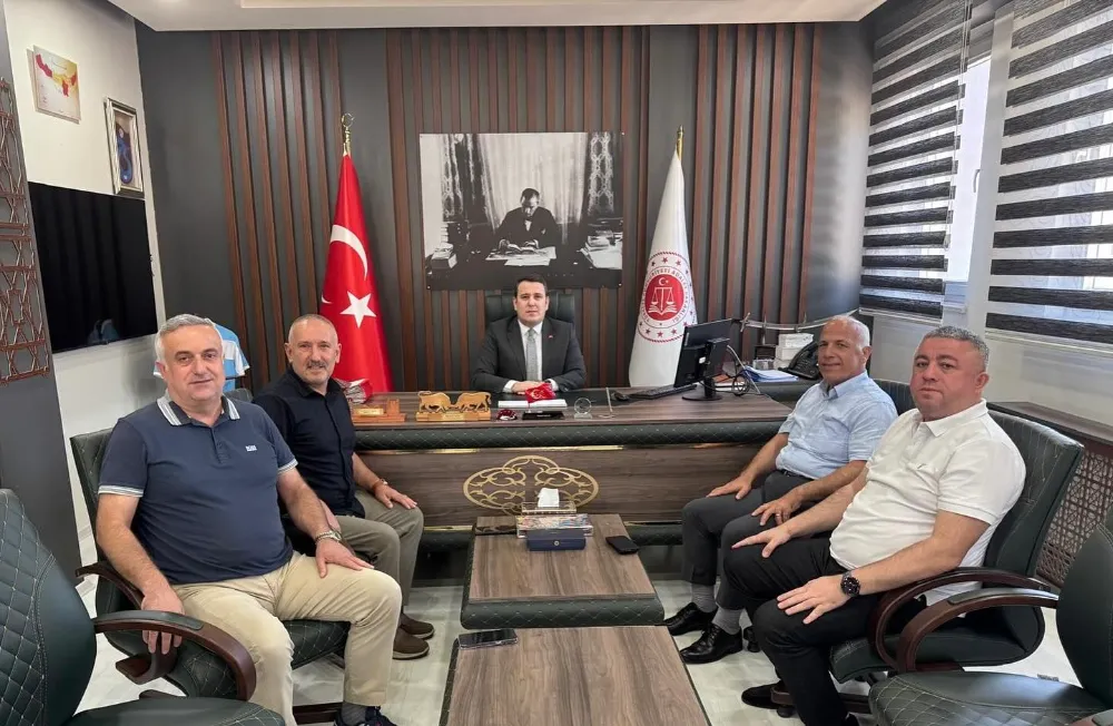 Artvin Cumhuriyet Başsavcısı Murat Çalış’a Hayırlı Olsun Ziyareti