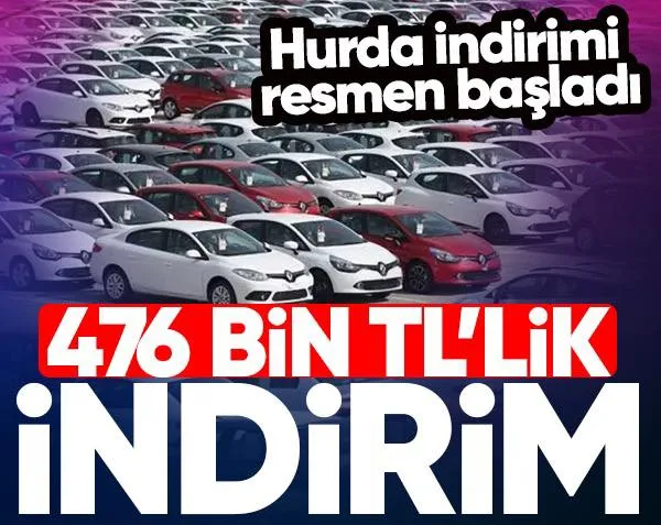 Hurda indirimi devreye girdi... 476 bin lira indirim onayladı