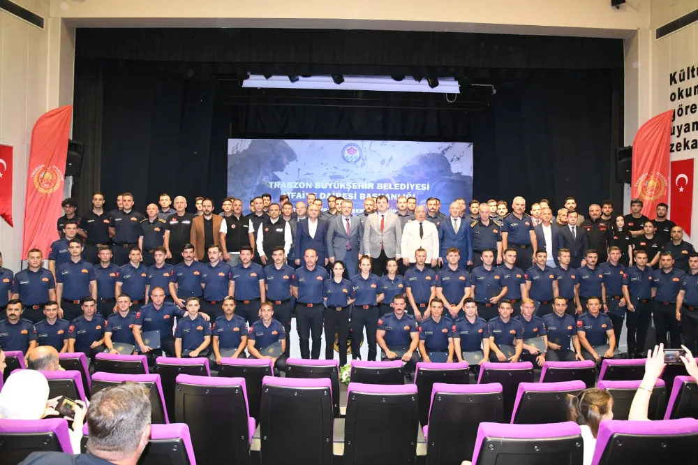Trabzon Büyükşehir Belediyesi Başkanı Genç: İtfaiyecilik Vazife Bilinci ve Sorumluluk İster