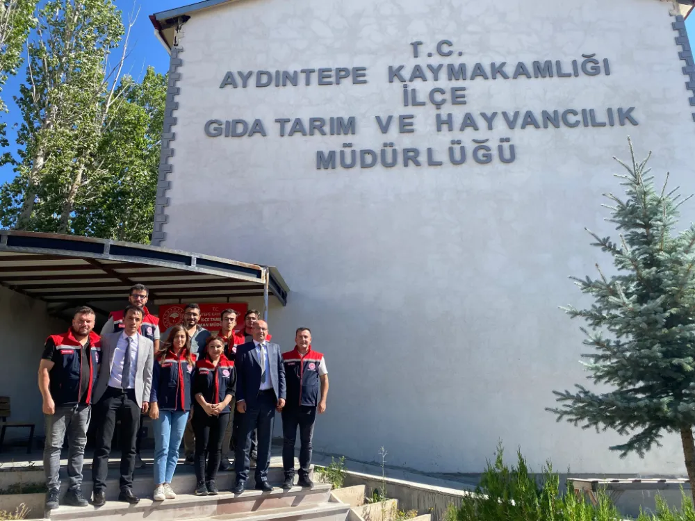 Bayburt İl Müdürü Köse ve Yardımcısı Şengün, Aydıntepe İlçe Müdürlüğünü Ziyaret Etti