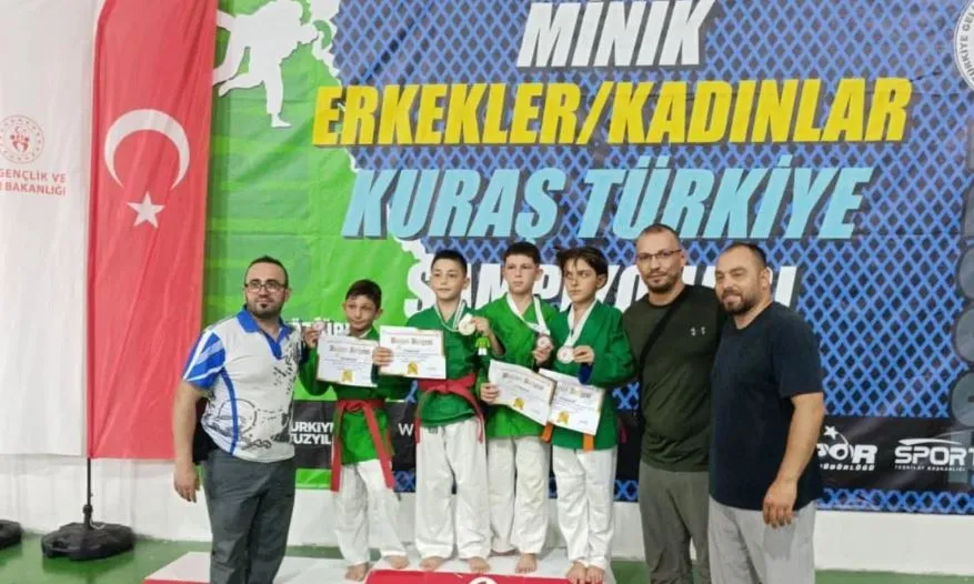 Minikler Kuraş Türkiye Şampiyonası’nda Rize’nin Gururu