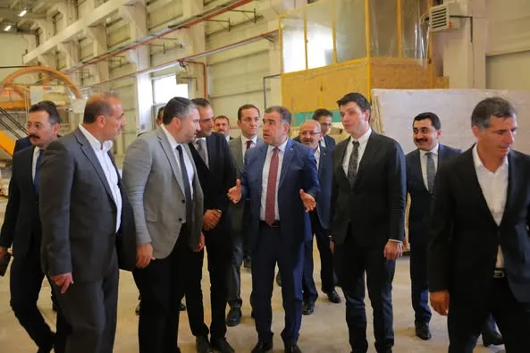 Sanayi ve Teknoloji Bakan Yardımcısı Oruç Baba İnan, Bayburt OSB’de İncelemelerde Bulundu