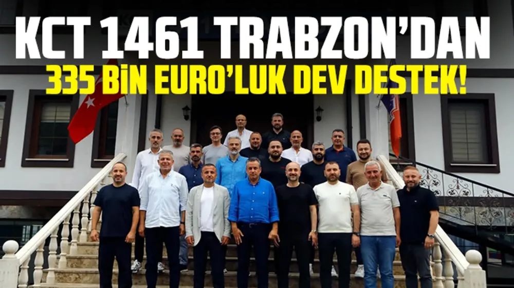 KCT 1461 Trabzon’dan Trabzonspor’a 335 Bin Euro’luk Dev Destek