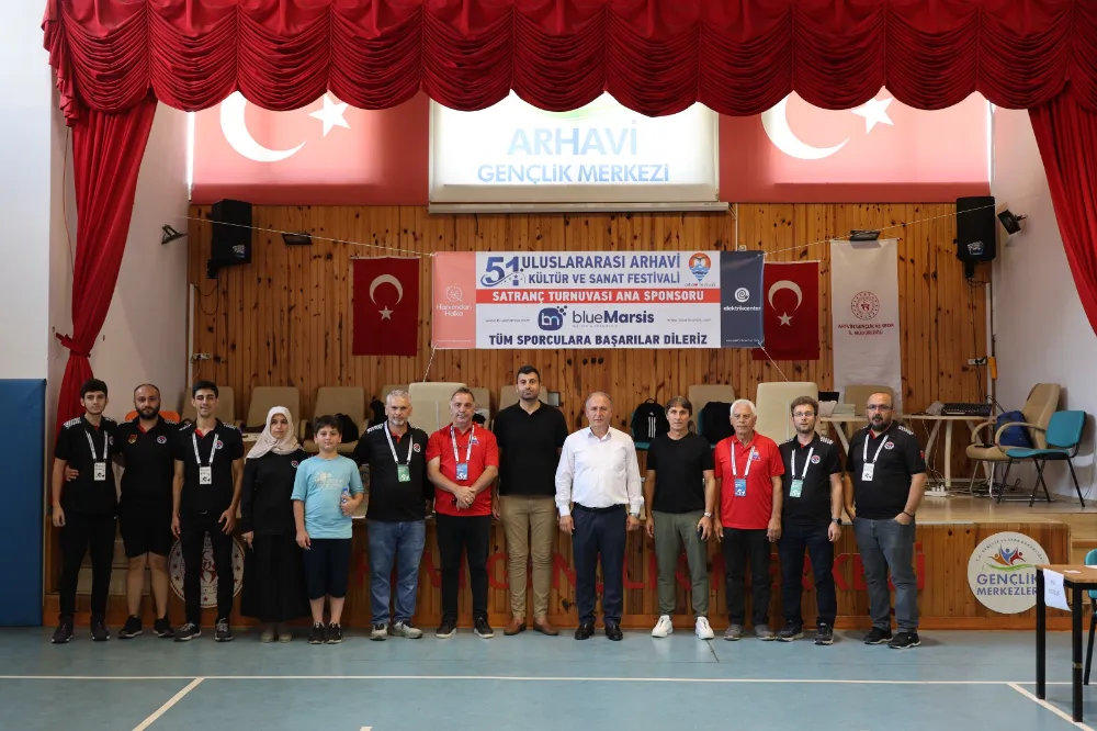 Uluslararası Arhavi Kültür ve Sanat Festivali kapsamında heyecan dolu Satranç Turnuvası başladı