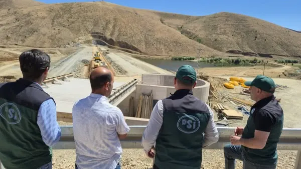 Bayburt Merkez Yelpınar Göleti İnşaatında Çalışmalar Devam Ediyor
