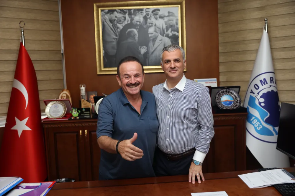 Mehmet Akyıldız’tan Yomra Belediye Başkanı Mustafa Bıyık’a Nezaket Ziyareti