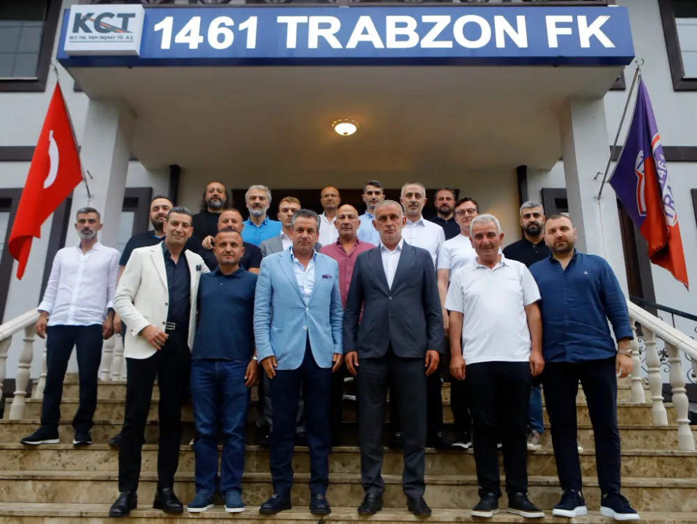 TFF Başkanı İbrahim Hacıosmanoğlu, KCT 1461 Trabzon FK’yı Ziyaret Etti