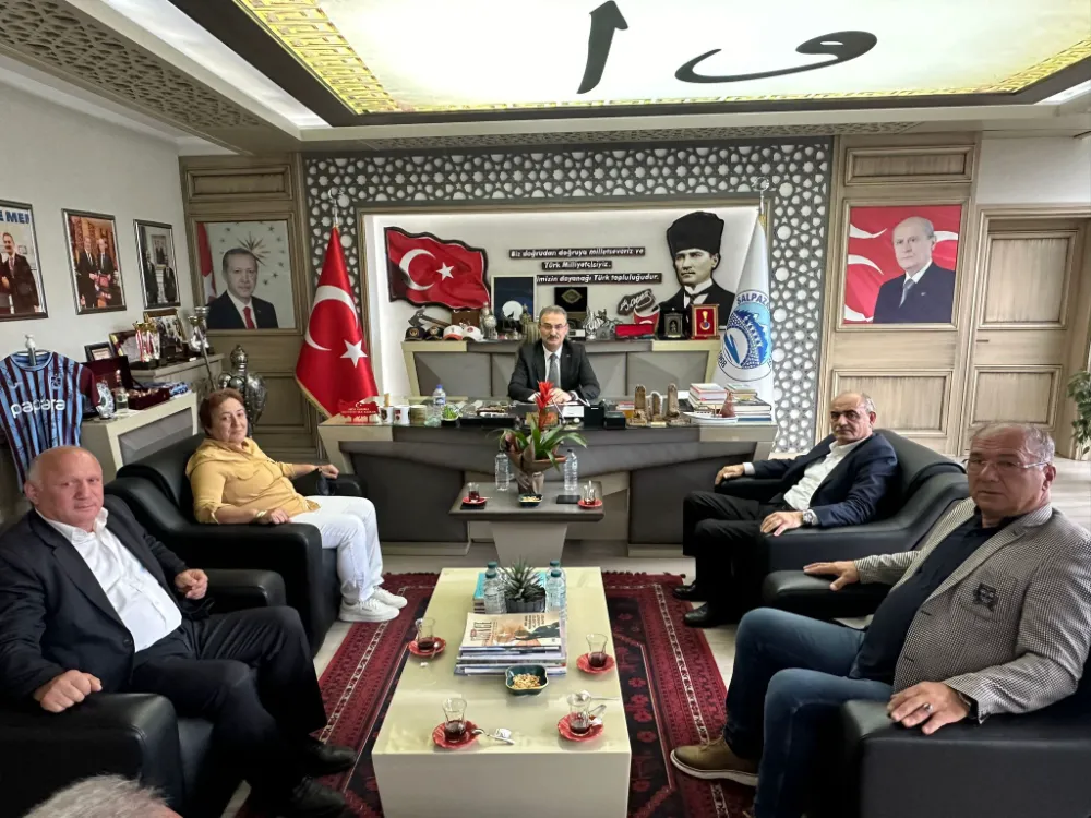 İYİ Parti Şalpazarı İlçe Yönetiminden Belediye Ziyareti