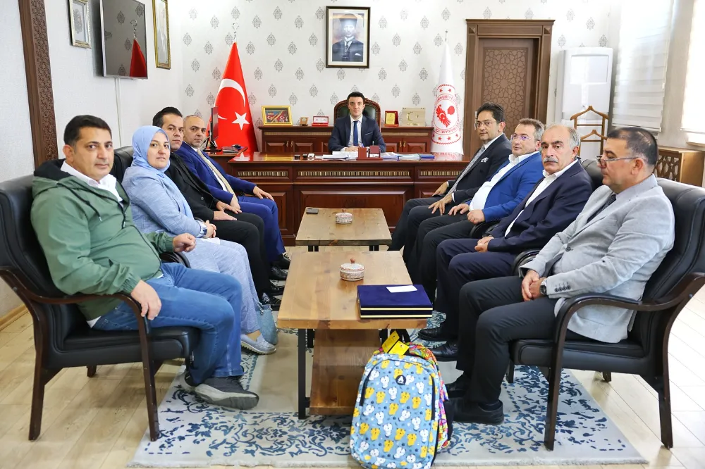 Erzurum Ticaret Borsası, Horasan Kaymakamı Mesut Ozan Yılmaz’ı Ziyaret Etti