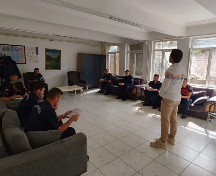 Uzungöl Jandarma Personeline Kadına Yönelik Şiddetle Mücadele Eğitimi Verildi
