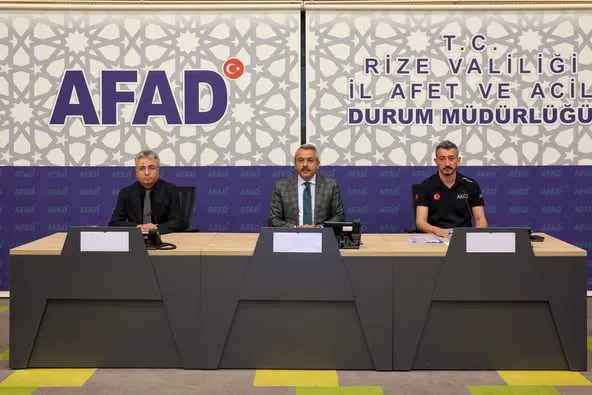 Rize’de AFAD Koordinasyon Toplantısı Gerçekleştirildi