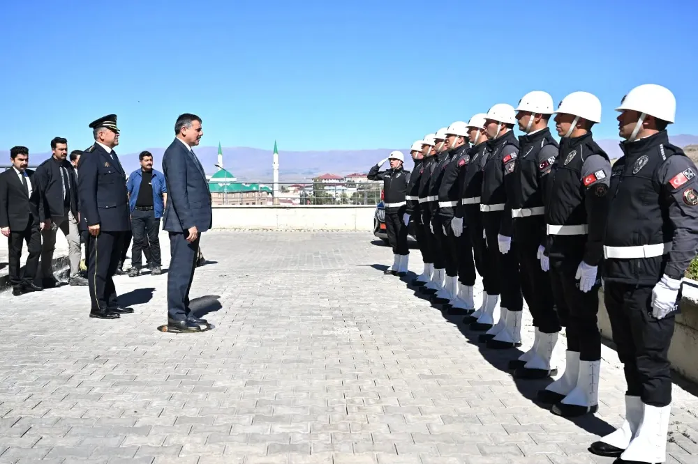 Vali Mustafa Çiftçi’den İl Emniyet Müdürü Onur Karaburun’a Hayırlı Olsun Ziyareti