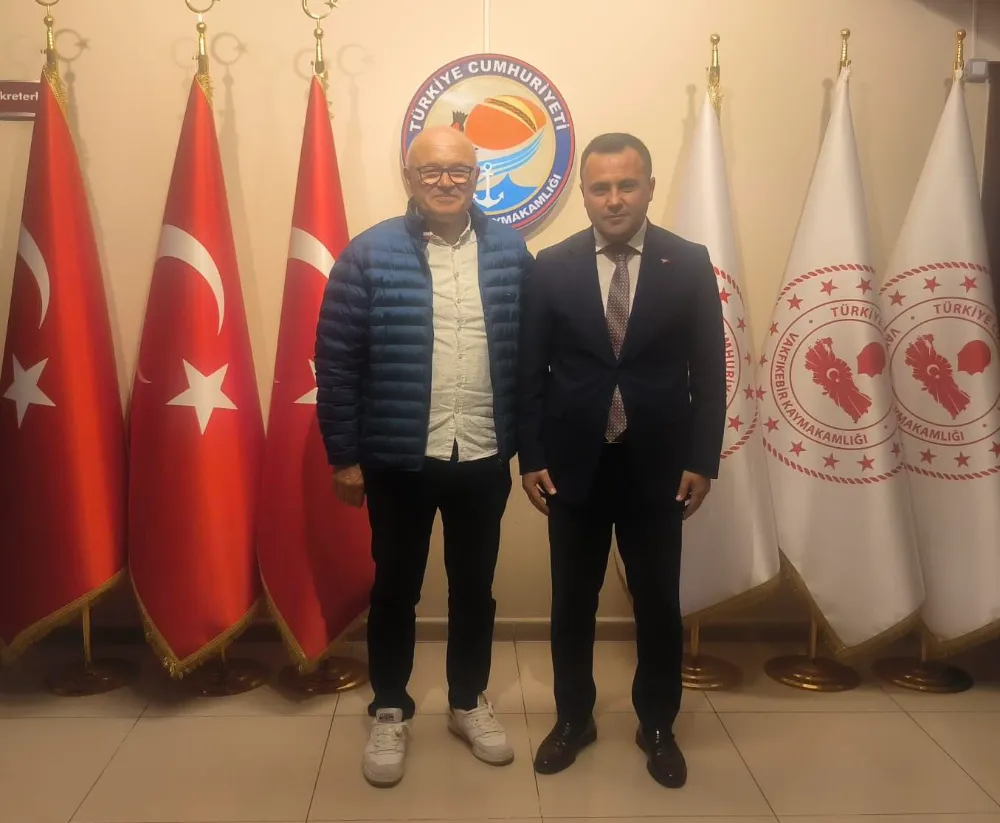 Prof. Dr. Osman Aynacı’dan Kaymakam Dr. Hacı Arslan Uzan’a Nezaket Ziyareti