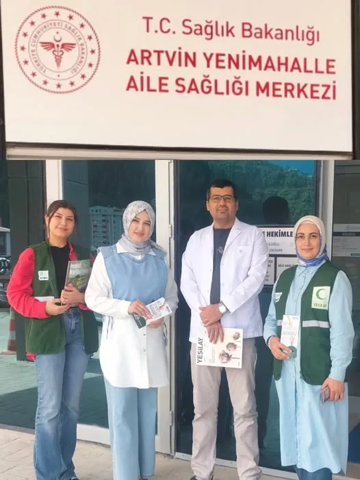 Artvin Yeşilay’dan Bağımsızlık Seferberliği Kapsamında Aile Sağlığı Hekimlerine Ziyaret