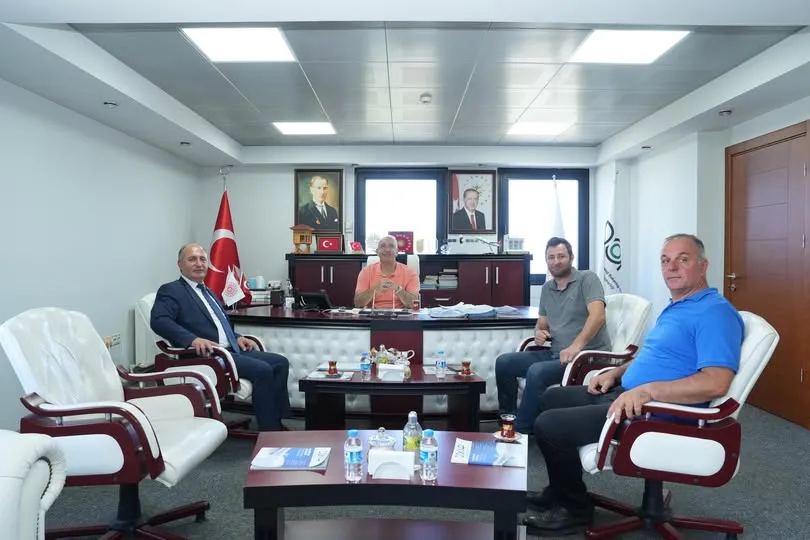 Başkan Ataselim’den DOKAP Başkanı Gültekin’e Ziyaret