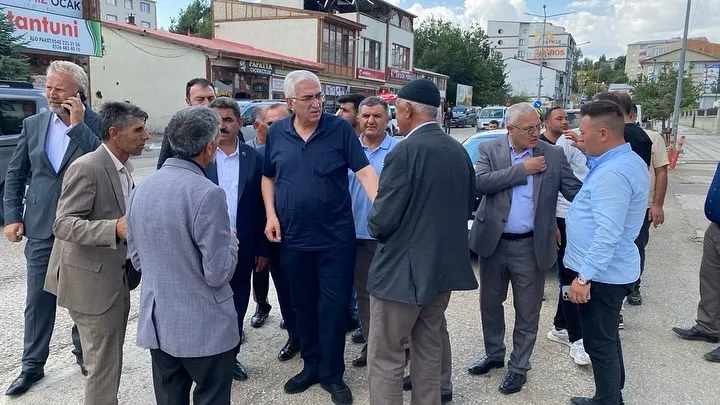 AK Parti Heyeti Horasan Teşkilatını Ziyaret Etti