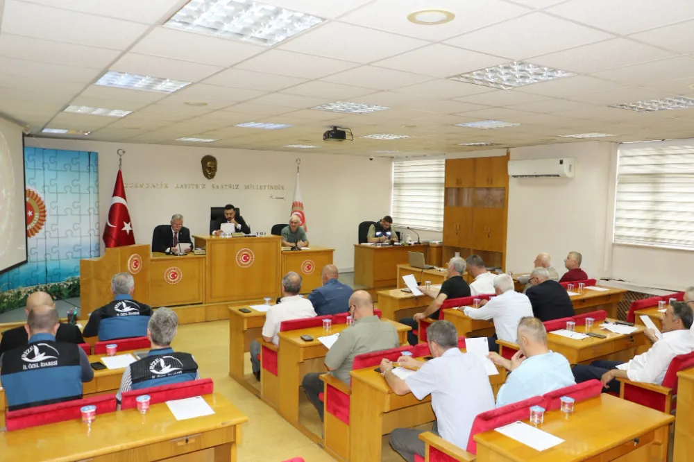 Rize İl Genel Meclisi Eylül Ayı Toplantılarını Tamamladı
