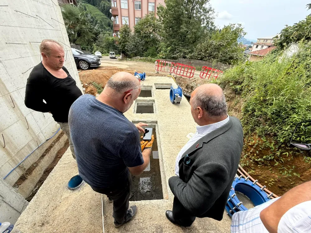 Başkan Çiftçi, Yenipazar Mahallesi Su Deposu Çalışmalarını Yerinde İnceledi