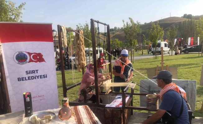 Siirt’in yöresel ürünleri Bitlis’te sergilendi