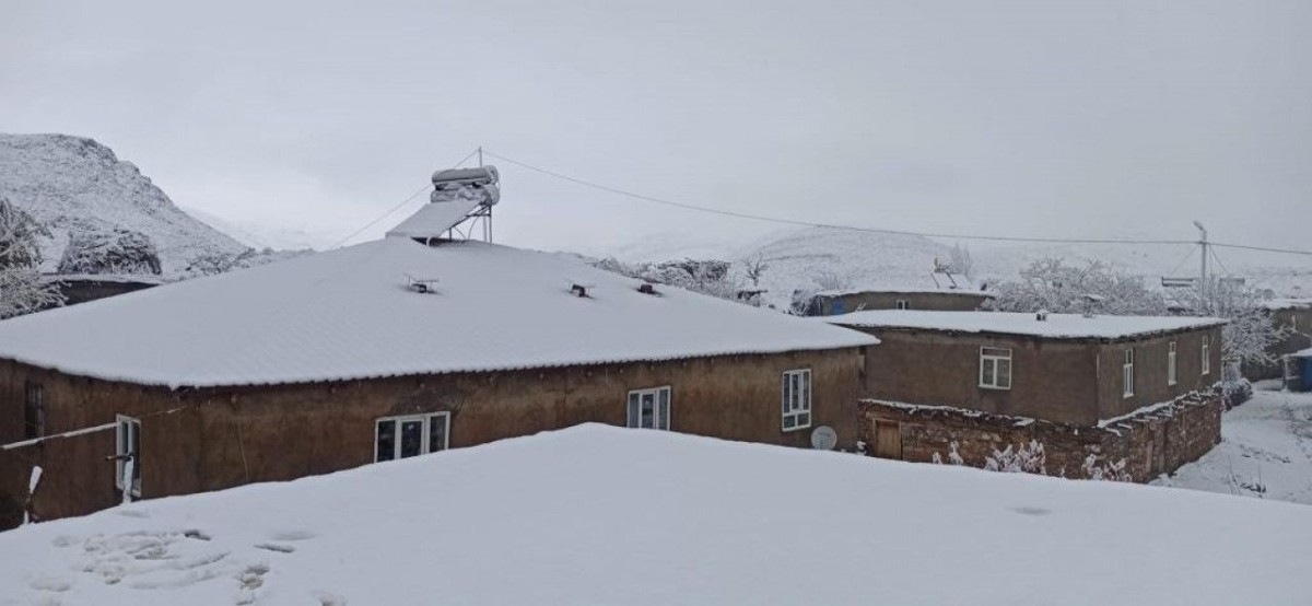 Bitlis’te kar’a teslim oldu !