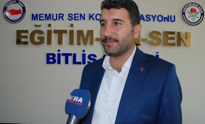 Eğitim-Bir-Sen Bitlis Şubesi’nden Kur’an’a yapılan küstahça saldırıya tepki