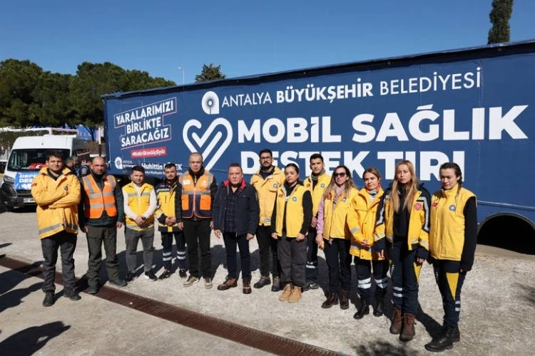 Mobil Sağlık Destek Tırı Hatay