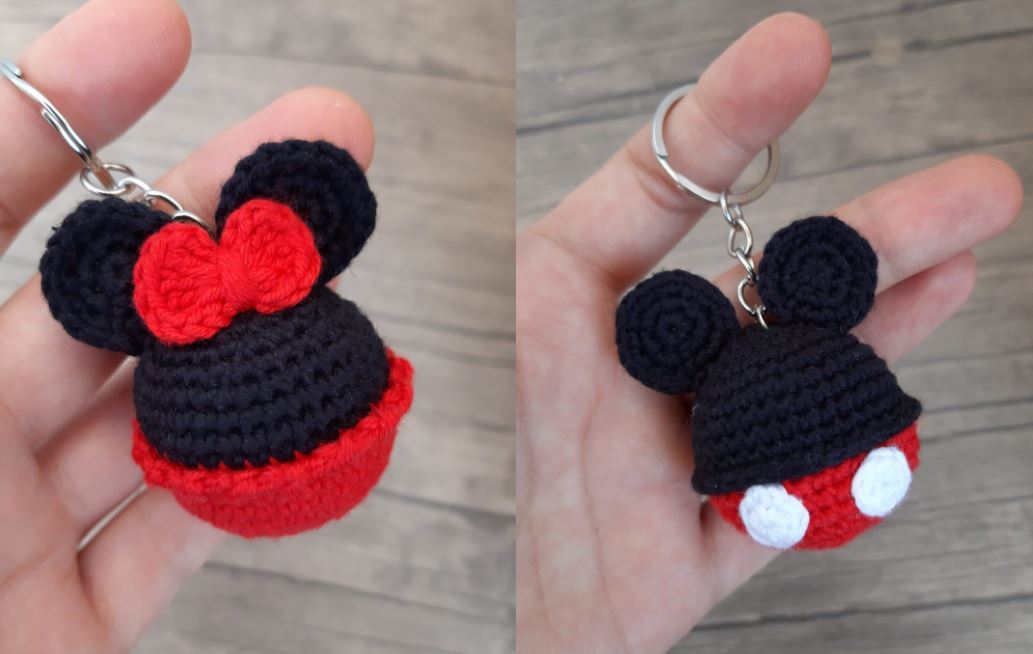 Amigurumi Mickey Mouse Anahtarlık Nasıl Yapılır?