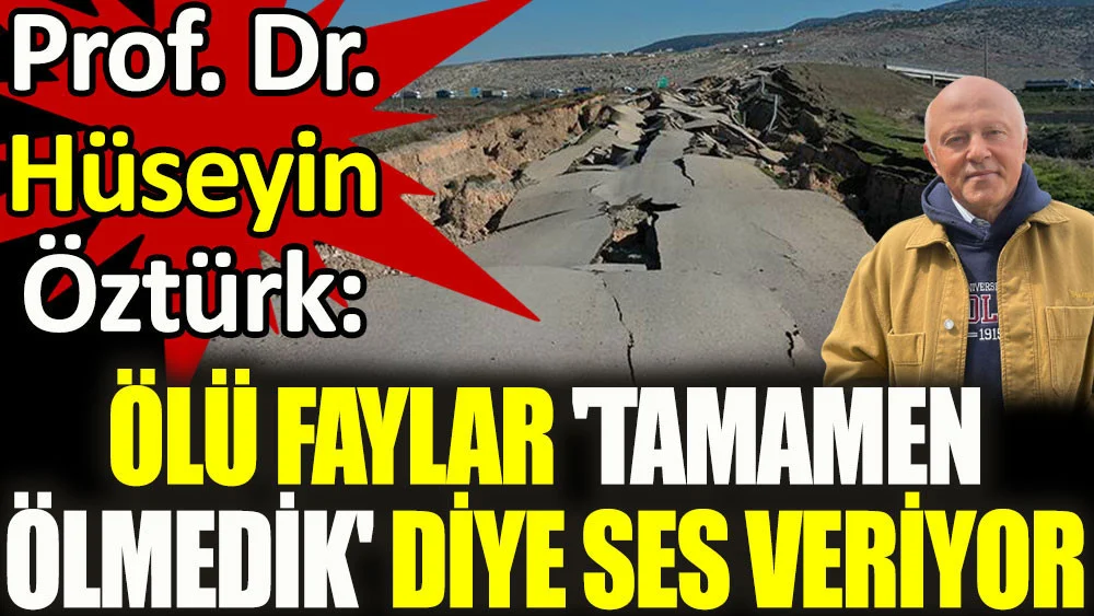 Prof. Dr. Hüseyin Öztürk: Ölü faylar 