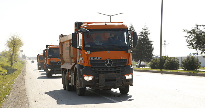 Samsun Büyükşehir Belediyesi ekipleri Kahramanmaraş