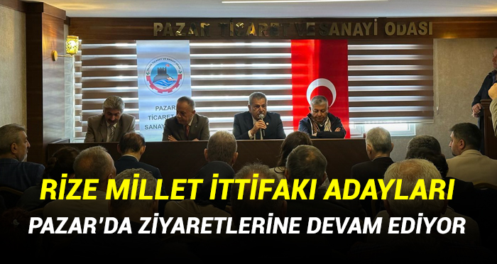 Rize Millet İttifakı Adayları Pazar