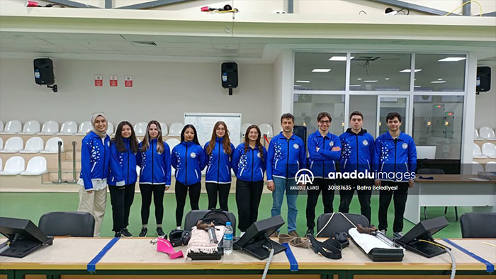 Samsunlu atıcılık sporcuları Trabzon
