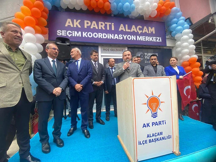AK Parti Alaçam Seçim Koordinasyon Merkezi açıldı
