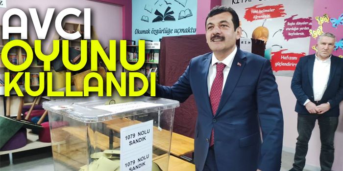 AK Parti Zonguldak 1. Sıra Milletvekili Adayı Avcı Oyunu Kullandı!!