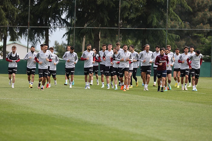 Trabzonspor, Fatih Karagümrük maçı hazırlıklarını sürdürdü