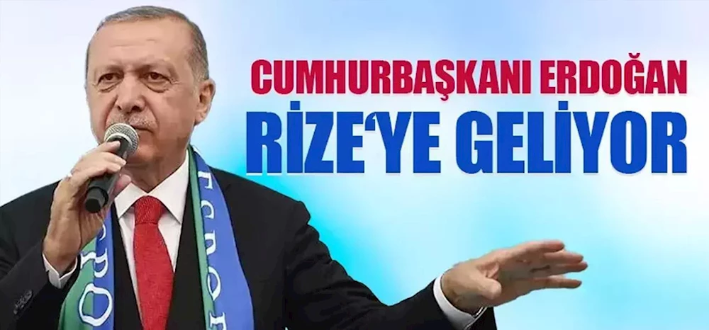 Cumhurbaşkanı Erdoğan Rize