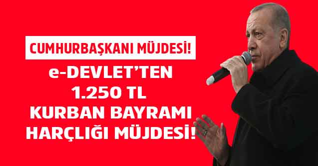 Kurban Bayramı harçlığı e-Devlet başvuru ekranı SON DAKİKA açıldı! ASHB 1.250 TL yatıracak