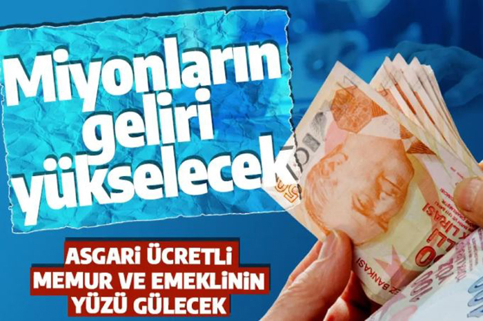 Milyonların geliri artacak! Asgari ücretli memur ve emeklinin yüzü gülecek!