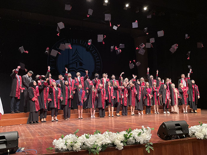 Artvin Çoruh Üniversitesinde mezuniyet töreni düzenledi