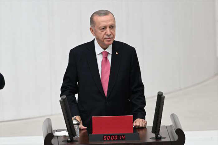 Cumhurbaşkanı Recep Tayyip Erdoğan TBMM