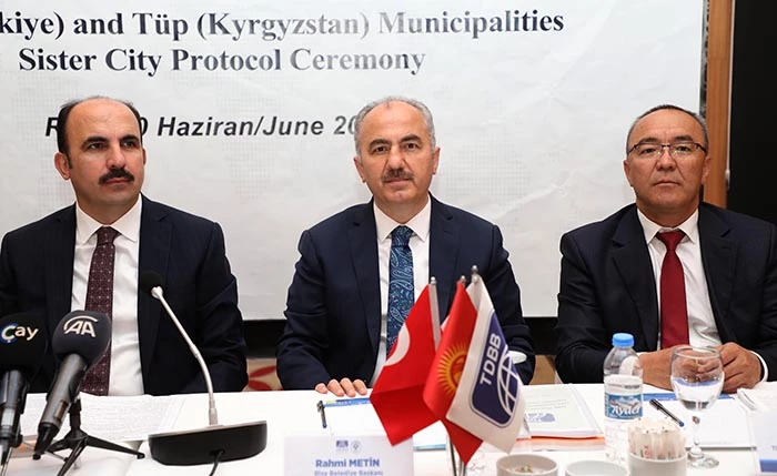 Türk Dünyası Belediyeler Birliği Toplantısı Rize