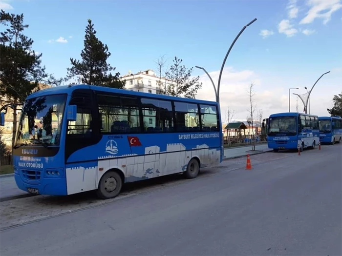 Bayburt Belediyesi Bayramda Otobüsleri Ücretsiz Yapıyor!